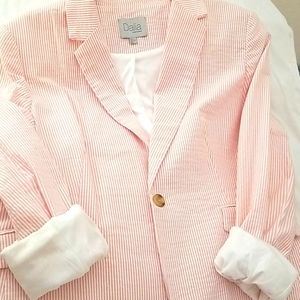 Dalia  Jacket red/white stripe